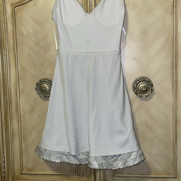 NWT from Macy’s Dress sequence silver 
Juniors size 5/6 - Picture 13 of 16
